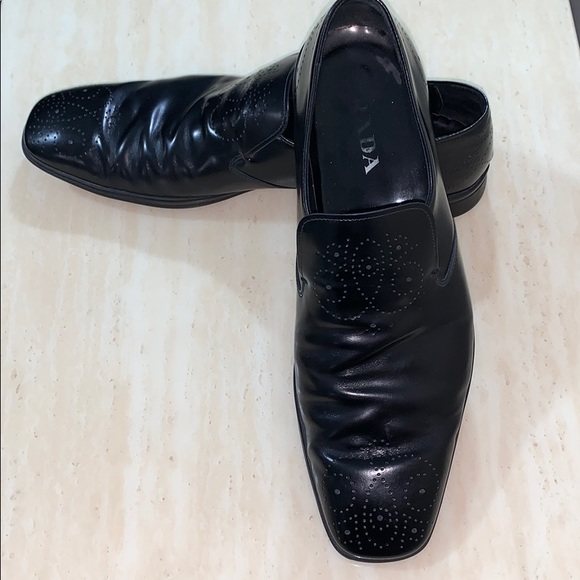 Prada Other - Prada Authentic Black Dress Shoes 9.5
